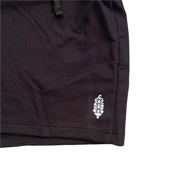 NWT FP Movement Sunny Set Black French Terry Cropped Sweatshirt & Shorts S Small - Picture 7 of 16